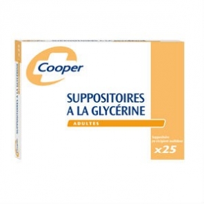 Cooper 25 Suppositoires à la glycérine