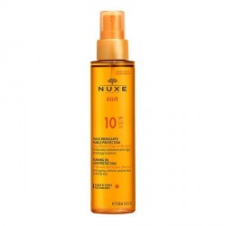 Nuxe Sun huile bronzante visage et corps SPF10 spray 150ml