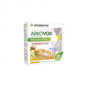 Arkopharma arkovox® arôme miel citron 20 comprimés bicouches à sucer