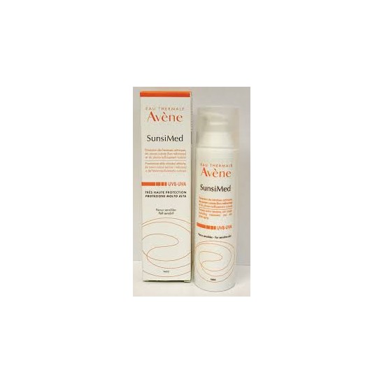 Avène Solaire Sunsimed Tres Haute Protection Peaux Sensibles 80ml 