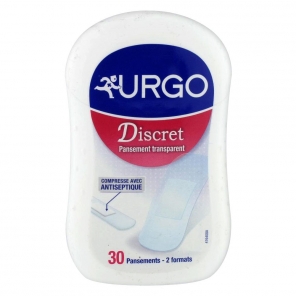 Urgo pansements discret transparents 30 pansements